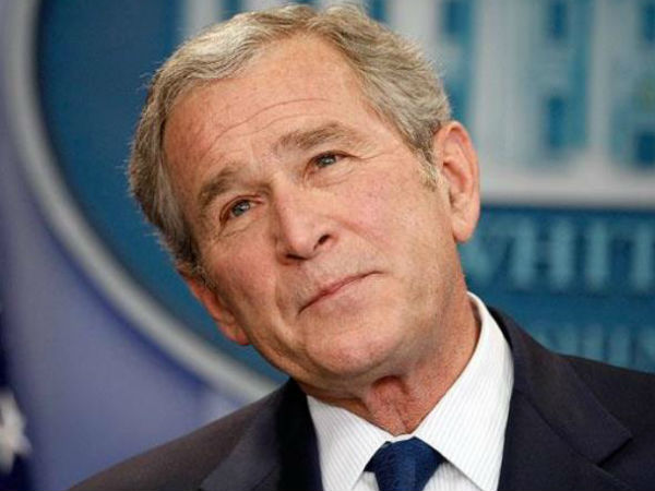 Former President George W. Bush and his wife Laura voted Former President George W. Bush and his wife Laura voted