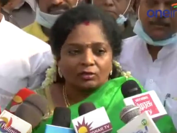 Tamilisai Soundararajan asks vote counting in Aravakurichi constituency Tamilisai Soundararajan asks vote counting in Aravakurichi constituency