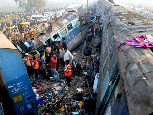 Death toll in Kanpur rail accident rises to 121 Death toll in Kanpur rail accident rises to 121
