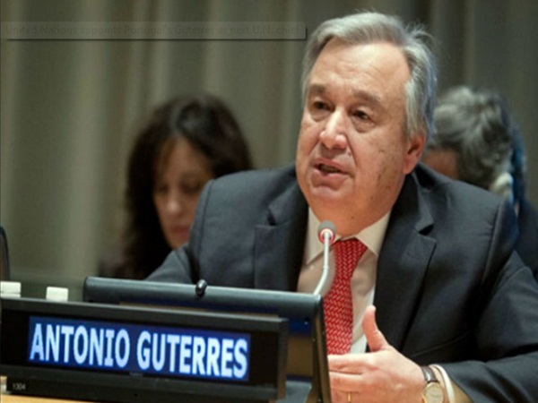 Portugal's Guterres sworn in as next U.N. secretary-general Portugal's Guterres sworn in as next U.N. secretary-general