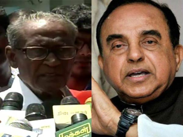 Tha Pandian meets Subramanian Swamy Tha Pandian meets Subramanian Swamy