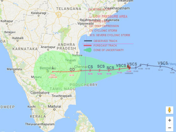 Vardha: Heavy rain in Chennai from evening Vardha: Heavy rain in Chennai from evening