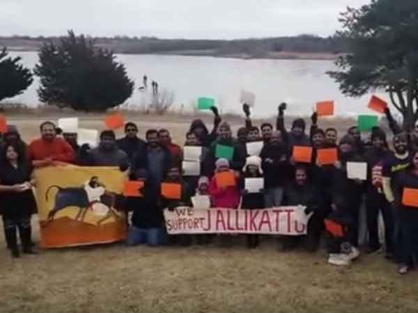 Jallikkattu protests all over the US Jallikkattu protests all over the US