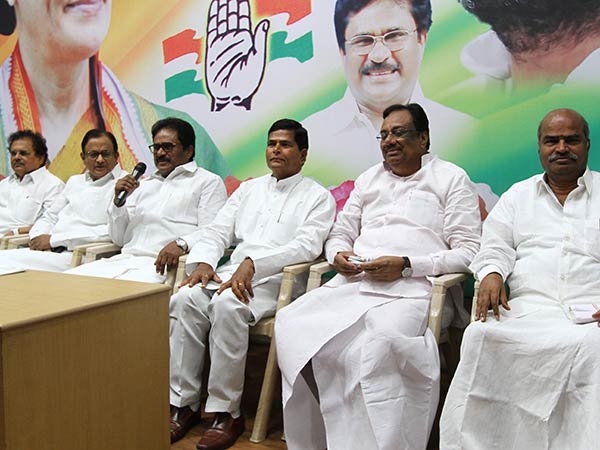 Tamil Nadu Congress party EC meeting at Sathyamurthy bhavan Tamil Nadu Congress party EC meeting at Sathyamurthy bhavan