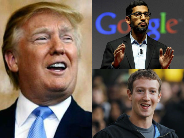 Sundar Pichai, Mark Zuckerberg slam President Donald Trump on immigration Sundar Pichai, Mark Zuckerberg slam President Donald Trump on immigration