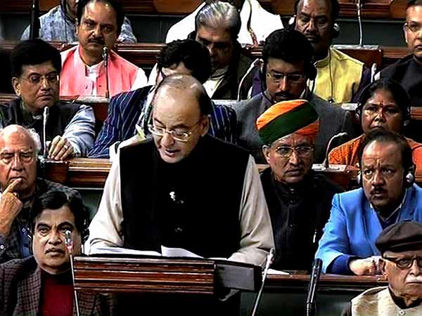Arun Jaitely joked while filing budget in Parliament Arun Jaitely joked while filing budget in Parliament