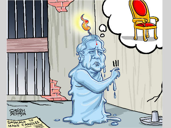 Jail ignites heartburn in Sasikala’s political dream Jail ignites heartburn in Sasikala’s political dream