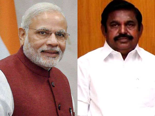 PM Narendra Modi Congratulates New TN CM Edappadi Palanisamy PM Narendra Modi Congratulates New TN CM Edappadi Palanisamy