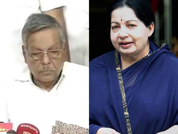 No evidence for poisoning Jayalalithaa: Panruti Ramachandran No evidence for poisoning Jayalalithaa: Panruti Ramachandran