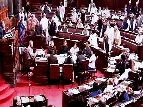 AIADMK MPs Uproar, Parliament adjourned AIADMK MPs Uproar, Parliament adjourned