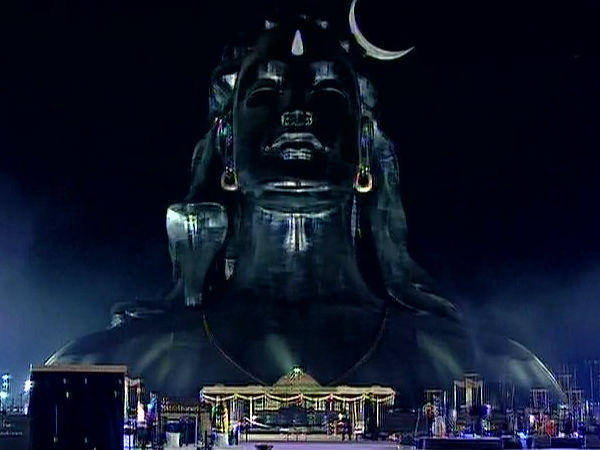 112 Shiva statue unveiled in Coimbatore 112 Shiva statue unveiled in Coimbatore