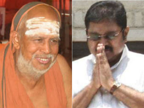 ஆசி வங்கிய ஜெயேந்திரர்