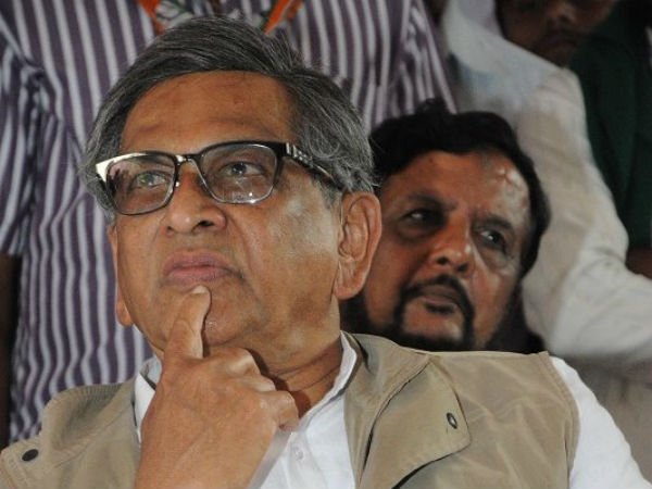 எஸ். எம் கிருஷ்ணாவுடன் எடியூரப்பா பேச்சு