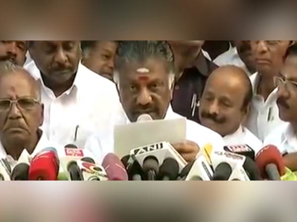 மதுசூதனன் வேட்பாளராக அறிவிப்பு
