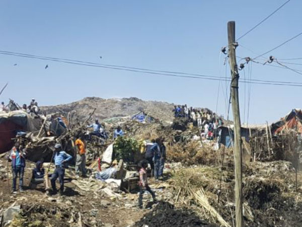 Land slide at garbage dump in Ethiopia,died 46 people Land slide at garbage dump in Ethiopia,died 46 people