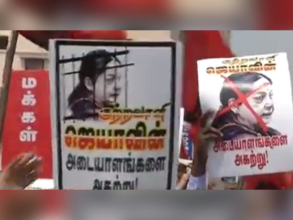 Makkal Athigaram movement rubs the name Jayalalitha in CMBT Makkal Athigaram movement rubs the name Jayalalitha in CMBT