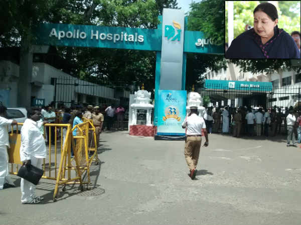 When Jayalalitha was admitted in the hospital she couldn't feel others voice : Apollo Statement When Jayalalitha was admitted in the hospital she couldn't feel others voice : Apollo Statement