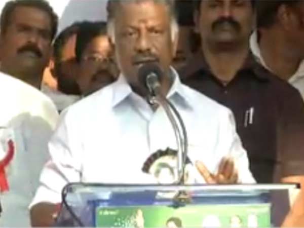 Civil supply shops do not have enough stock told O.Panneer selvam Civil supply shops do not have enough stock told O.Panneer selvam