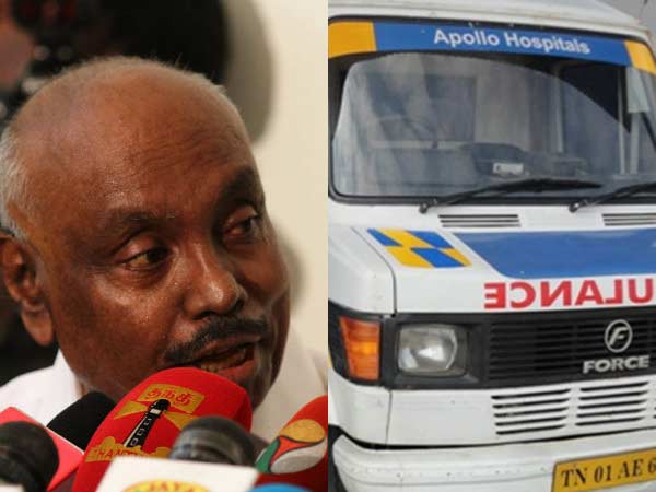 The DSP called to Apollo Hospital Ambulance, who is that? Asks P.H.Pandian The DSP called to Apollo Hospital Ambulance, who is that? Asks P.H.Pandian
