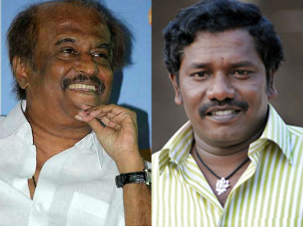 Actor Karunas meets the Rajinikanth at his residence Actor Karunas meets the Rajinikanth at his residence