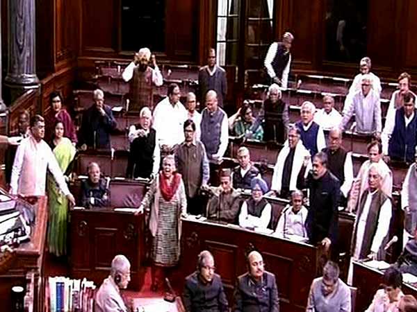 Congress raises Goa govt formation issue, Rajya Sabha adjourned Congress raises Goa govt formation issue, Rajya Sabha adjourned