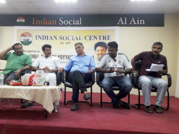 DMK MLA Anbil Mahesh Poyyamozhi felicitated DMK MLA Anbil Mahesh Poyyamozhi felicitated