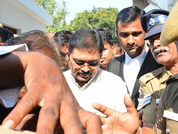 TTV Dinakaran appearing in court today for FERA Case TTV Dinakaran appearing in court today for FERA Case