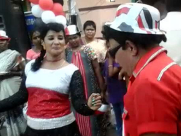 Dance, Karakattam for election campaign in RK Nagar bypoll Dance, Karakattam for election campaign in RK Nagar bypoll