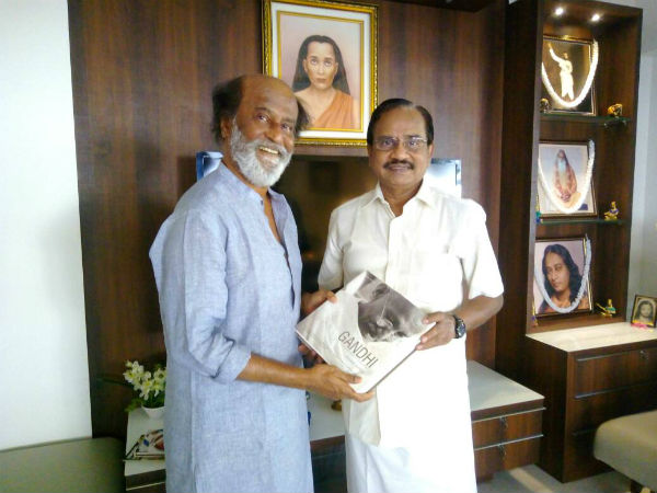 வாழ்த்து சொன்ன தமிழருவி மணியன்