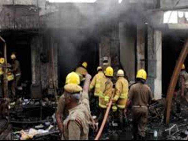 Fire accident at Sivakasi cracker factory Fire accident at Sivakasi cracker factory