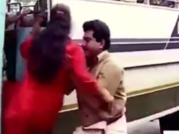 School bus drivers and conductors behaving to the passengers as if school bus School bus drivers and conductors behaving to the passengers as if school bus