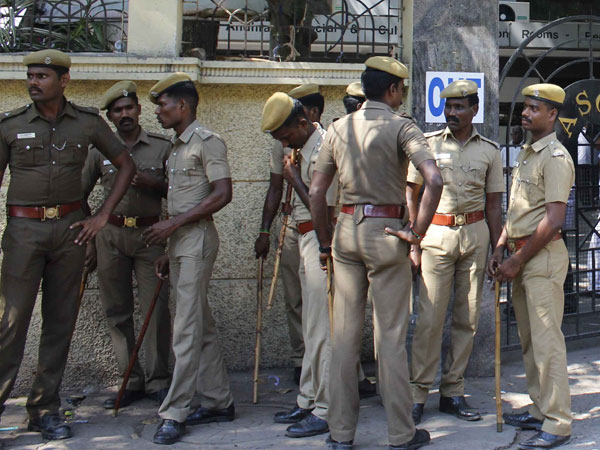 Police deployed in Chennai IIT campus Police deployed in Chennai IIT campus
