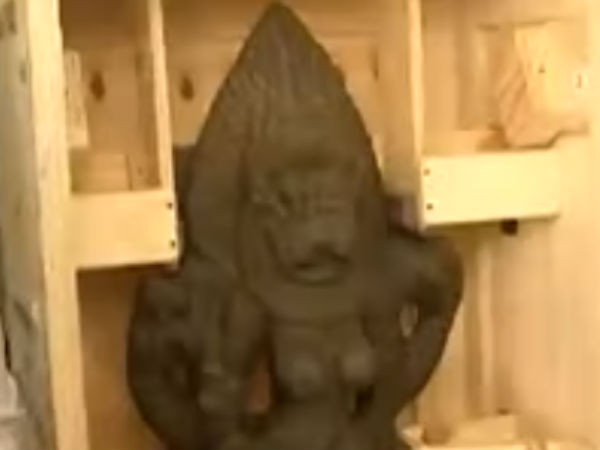 A ancient statue kidnapped 15 years ago has been rescued from Australia A ancient statue kidnapped 15 years ago has been rescued from Australia