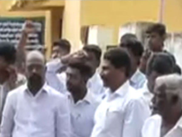 கிராம மக்கள் போராட்டம்