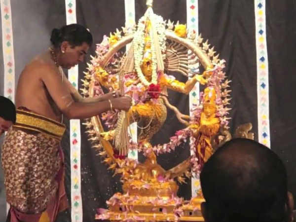 Abishekam performed to Lord Nataraja on the day of Aani Thirumanjanam. Abishekam performed to Lord Nataraja on the day of Aani Thirumanjanam.