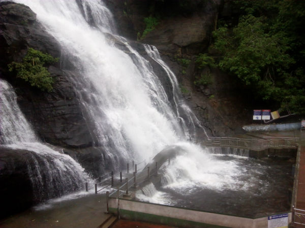Bathing is banned in Courtallam five falls as it gets flood. Bathing is banned in Courtallam five falls as it gets flood.