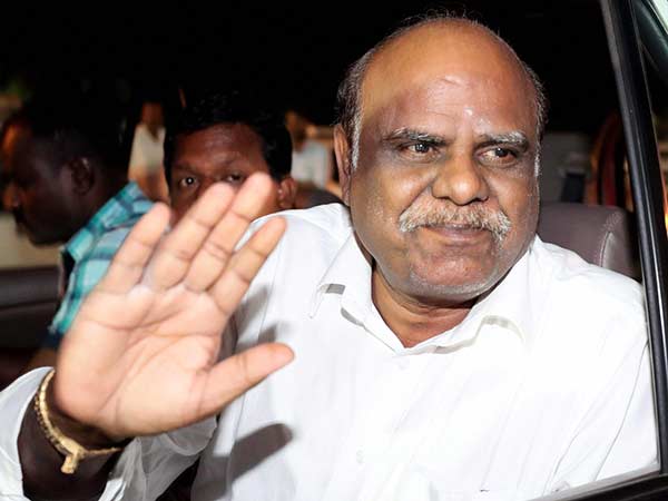 Ex justice Karnan was taken to chennai airport Ex justice Karnan was taken to chennai airport
