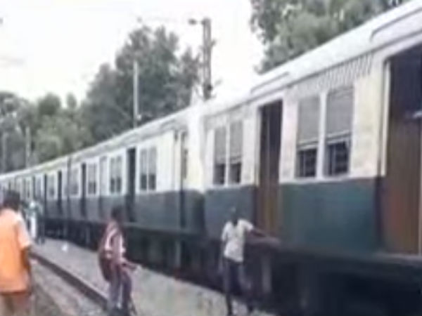 Passenger train derailed near Chengelpet Passenger train derailed near Chengelpet