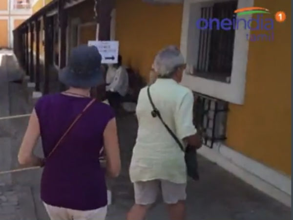 In Puducherry, french parliamentary election held and people voted In Puducherry, french parliamentary election held and people voted