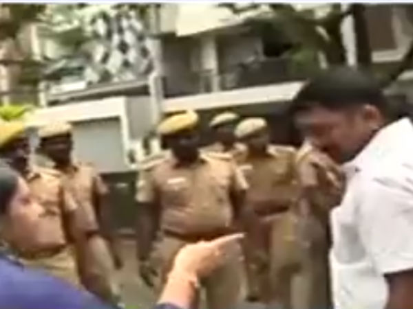 Deepa supporter warns her driver Raja Deepa supporter warns her driver Raja