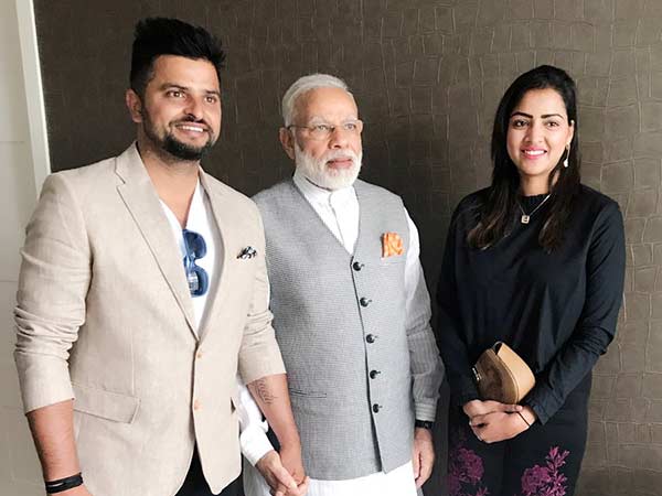 Suresh Raina meets 'man with golden vision' PM Modi in Netherlands Suresh Raina meets 'man with golden vision' PM Modi in Netherlands