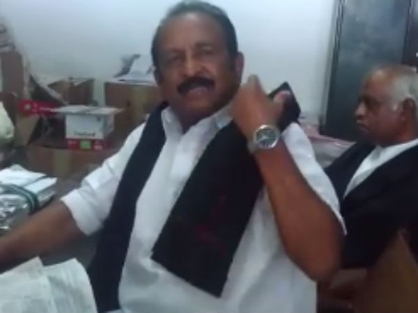 Vaiko seeks release from Sedition case Vaiko seeks release from Sedition case