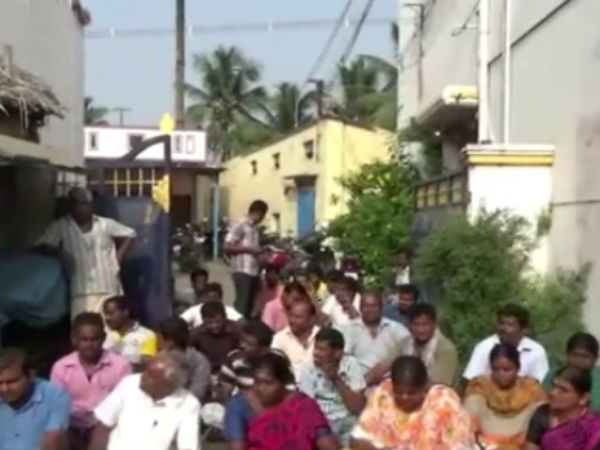 ஏடிஎஸ்பிக்கு எதிராக போராட்டம்