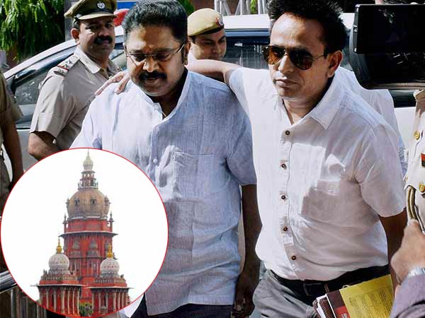 Madras HC cancelled the chargesheets filed against TTV Dinakaran Madras HC cancelled the chargesheets filed against TTV Dinakaran