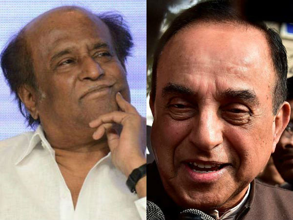 Subramanian Swamy said, If Actor Rajinikanth enter into politics Risk to him Subramanian Swamy said, If Actor Rajinikanth enter into politics Risk to him