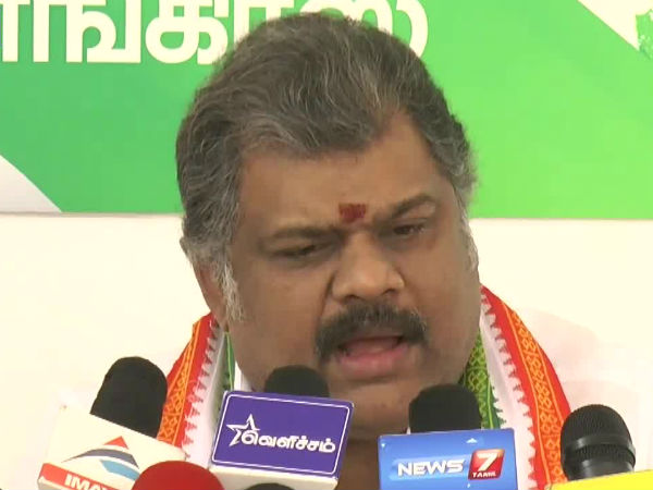 Oppostion parties does not unite each other, says GK Vasan Oppostion parties does not unite each other, says GK Vasan