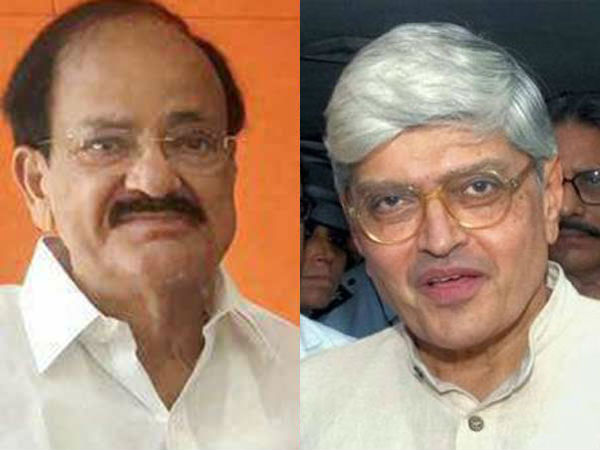 VP elections: Naidu, Gandhi to file nominations today VP elections: Naidu, Gandhi to file nominations today