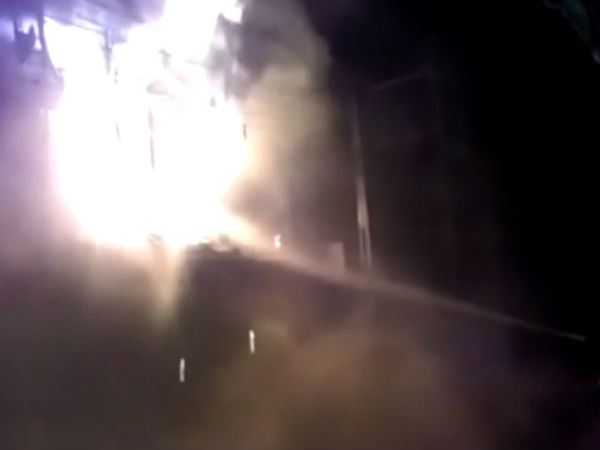 Chittoor multi storied cloth shop fire accident Chittoor multi storied cloth shop fire accident
