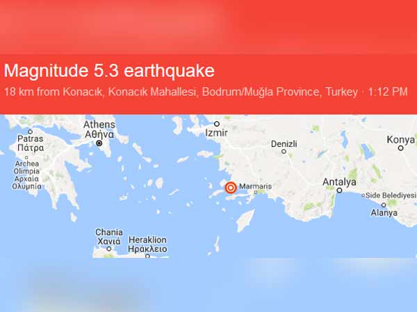 Earthquake of 5.3 magnitude shakes southwest Turkey Earthquake of 5.3 magnitude shakes southwest Turkey