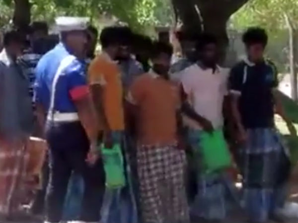 Released fisher folk from Srilankan prison returned to Tamilnadu Released fisher folk from Srilankan prison returned to Tamilnadu